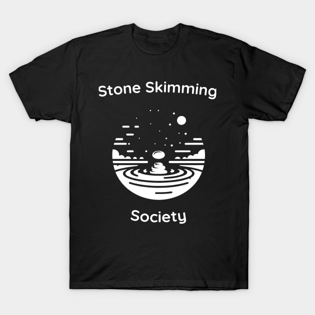 Stone Skipping Society Skimming T-Shirt by ThesePrints